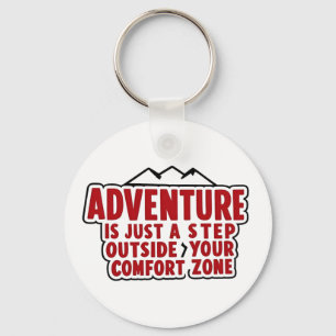 motivational explorer gift adventure mindset  keychain