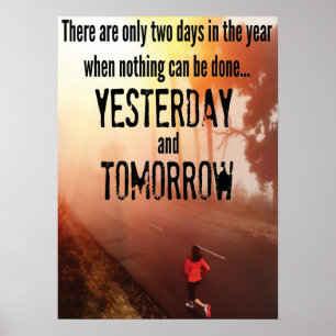 Motivational Female Fitness Gym Poster