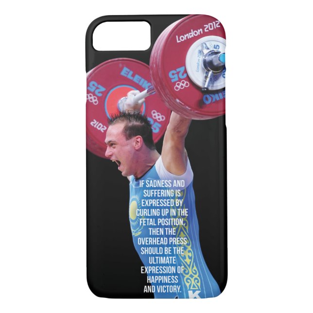 Motivational Fitness Gym Case-Mate iPhone Case (Back)