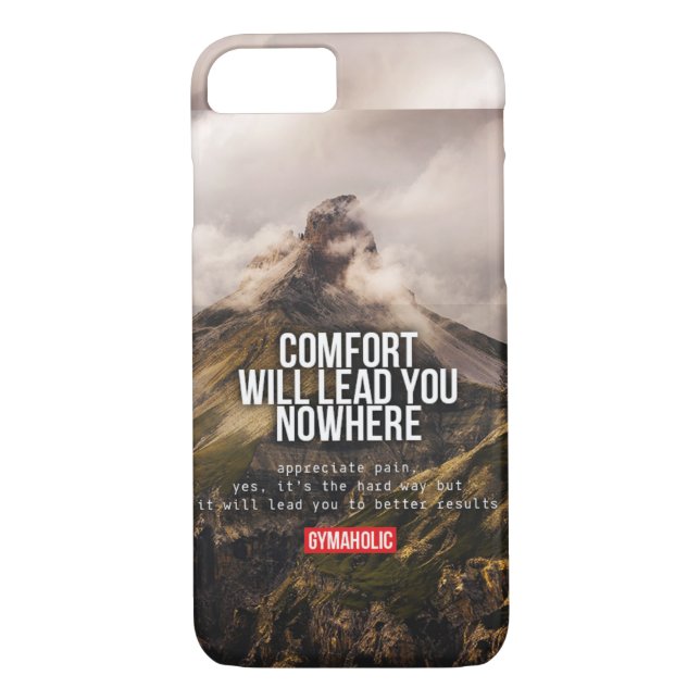 Motivational Fitness Gym Case-Mate iPhone Case (Back)