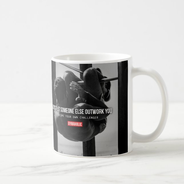 Motivational Fitness Gym Coffee Mug (Right)