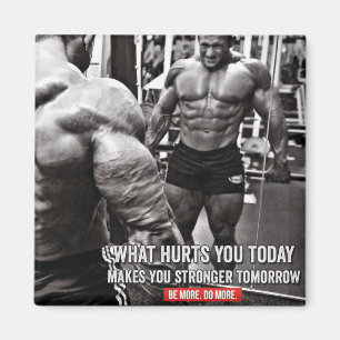 Motivational Fitness Gym Magnet