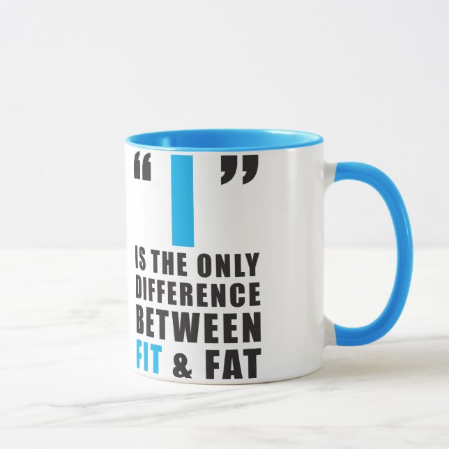 Motivational Fitness Gym Mug (Right)