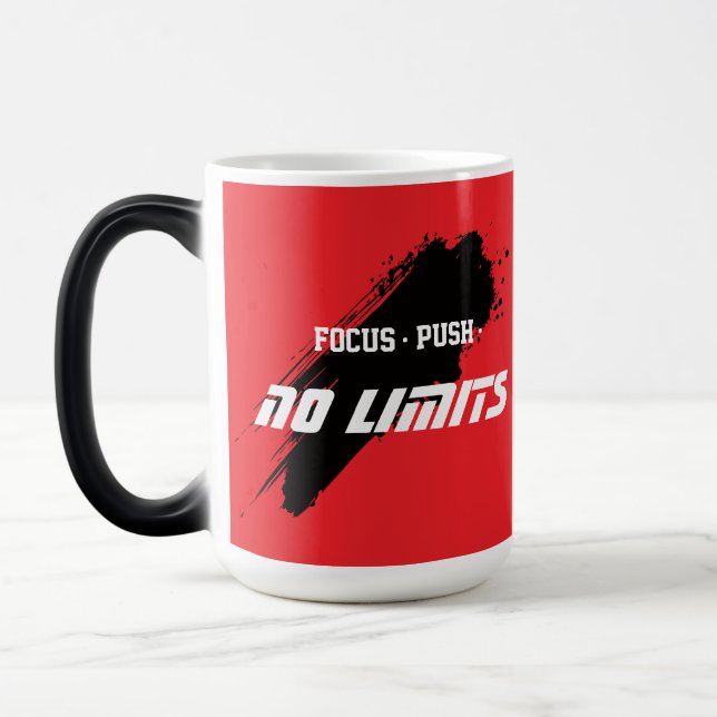 Motivational Fitness Red Magic Mug (Left)
