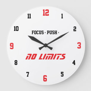 Motivational Fitness Wall Clock