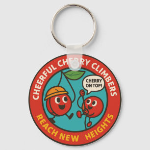 Motivational Fruit Adventure Climbing Keychain