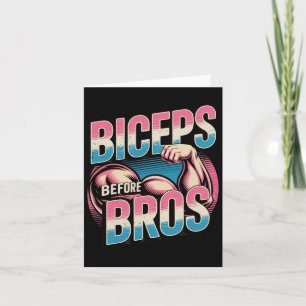 Motivational Funny Gym Humour Biceps Gains Biceps  Card