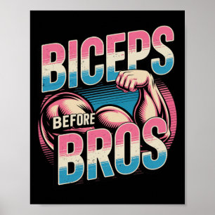 Motivational Funny Gym Humour Biceps Gains Biceps  Poster