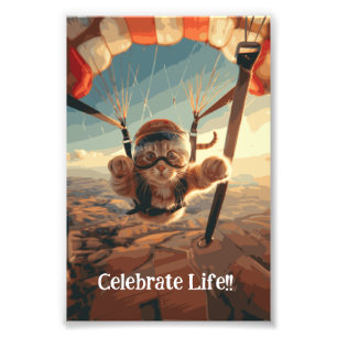 Motivational Funy Inspirational Cat Poster