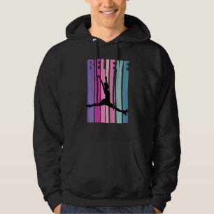 Motivational Girls Ice Skating Skater Figure Dance Hoodie