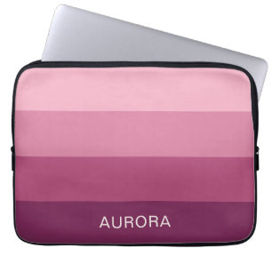 Motivational Gradient Custom with Name -  Laptop Sleeve