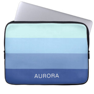 Motivational Gradient Custom with Name - Laptop Sleeve