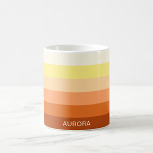 Motivational Gradient with Custom Name Coffee Mug