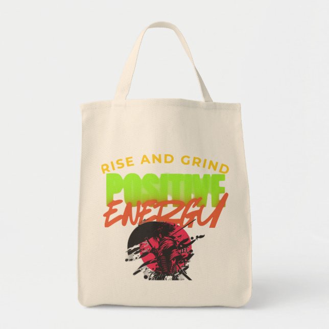Motivational Graphic Tote Bag (Front)