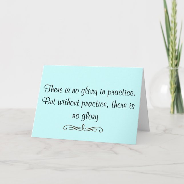 Motivational Greetings for Court Reporting Student Card (Front)