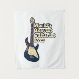 motivational guitar saying for guitarists tapestry