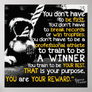 Motivational Gym Poster