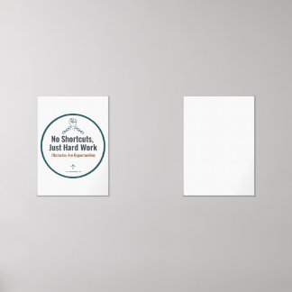 Motivational Hard Work Quote Design – No Shortcuts