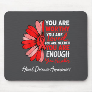 Motivational Heart Health Heart Disease Awareness Mouse Pad