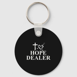 Motivational Hope Dealer - Jesus Cross Keychain