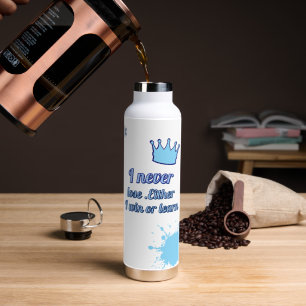 Motivational_I Never Lose Either I Win or learn Water Bottle