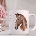Motivational Inspirational equestrian horse custom Coffee Mug<br><div class="desc">Motivational Inspirational equestrian horse custom coffee mug,  a lovely beautiful gift for horse lovers</div>