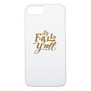 Motivational Inspirational It’s Fall Y’all Typogra Case-Mate iPhone Case
