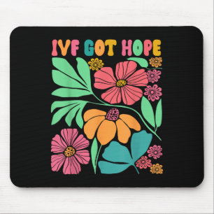 Motivational Inspired Ivf Mama Wildflower Ivf Mom  Mouse Pad