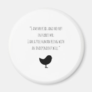 Motivational Jane Eyre magnet