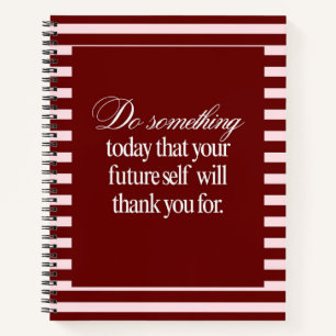 Motivational Journal, Productivity Spiral Notebook