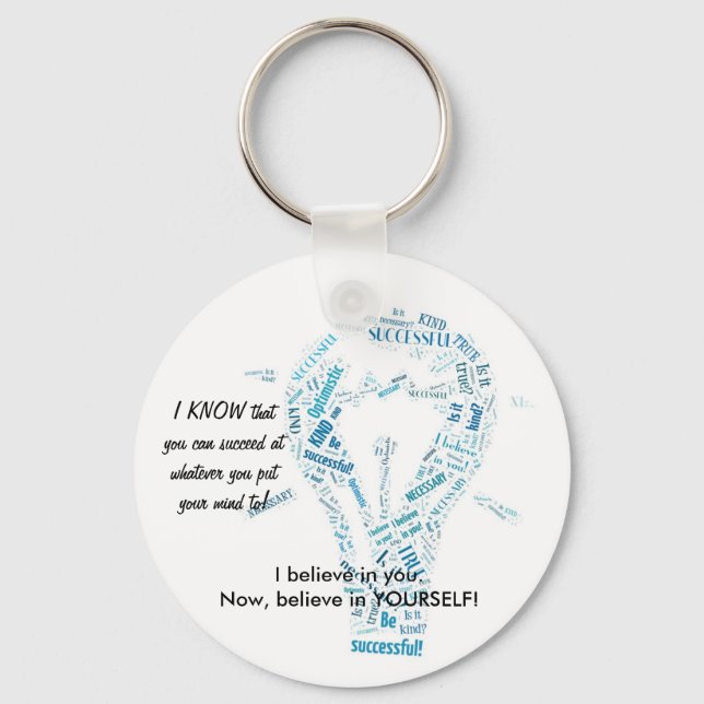 Motivational Keychain (Front)