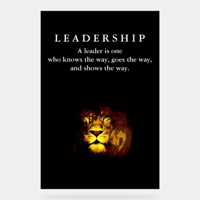 Motivational Leadership Lion (Recto)