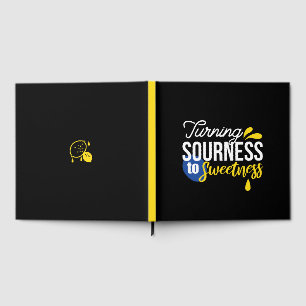 Motivational Lemon Quote From Sour to Sweet Guest Book