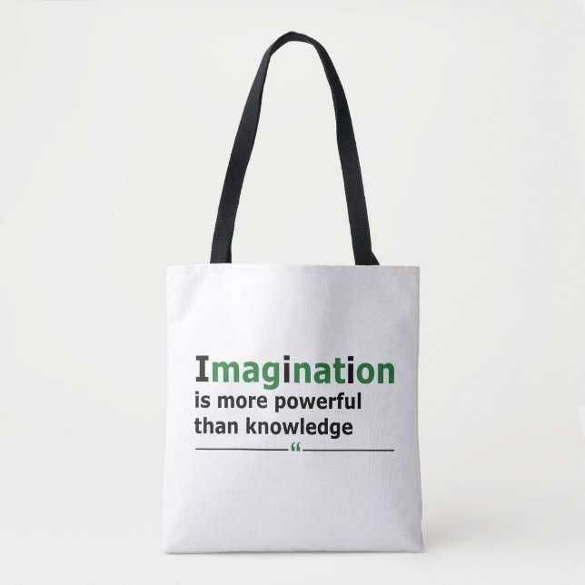 Motivational life quote tote bag (Front)