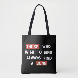 Motivational life quotes tote bag