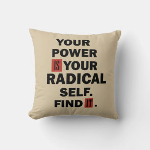 Motivational life success quotes throw pillow
