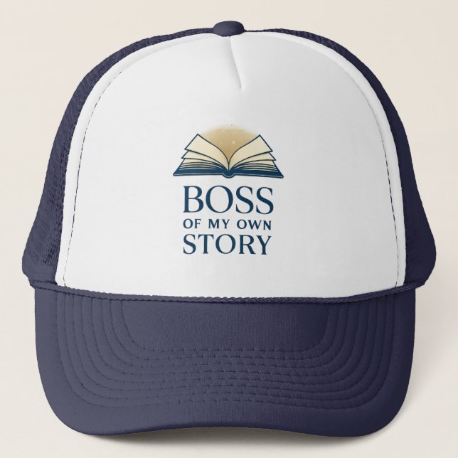 Motivational Lifestyle Aesthetic Students Inspired Trucker Hat (Front)