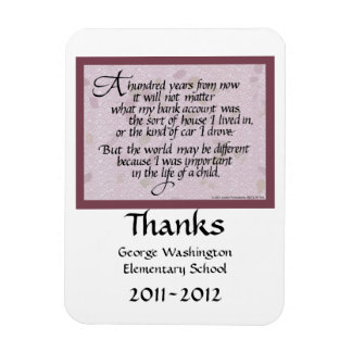 Motivational Magnet For Teachers And Others