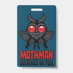 Motivational Mothman Believes In You Badge