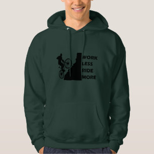 Motivational Mountain Biking - Funny Cycling Quote Hoodie
