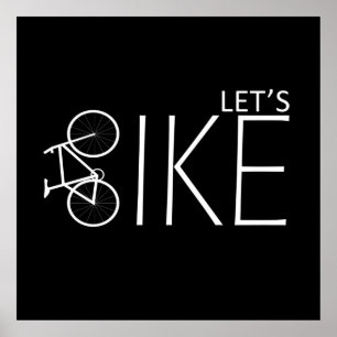 Motivational mountain biking quotes poster