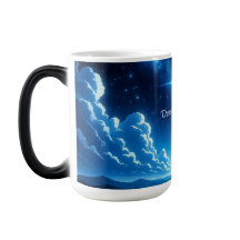 Motivational Night Sky Mug - Dream Big, Stand Tall