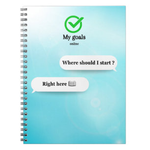 Motivational Notebook   My Goals Journal