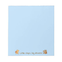 Motivational Notepad – Capybara & Owl