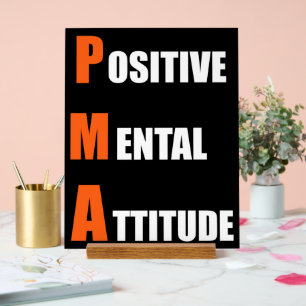 Motivational Office Decor Positive Mental Attitude