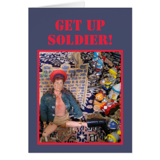 Motivational or Good Luck Greetings Card (Front)