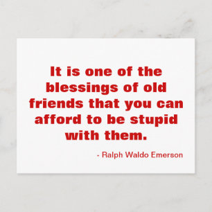 Motivational Postcard about Friendship