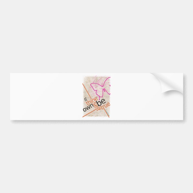 Motivational Poster Bumper Sticker (Front)