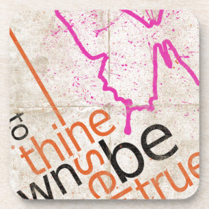 Motivational Poster Coaster