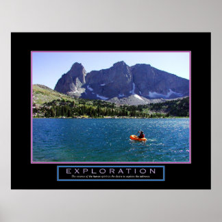 Motivational Poster - "Exploration" - 22"x28"
